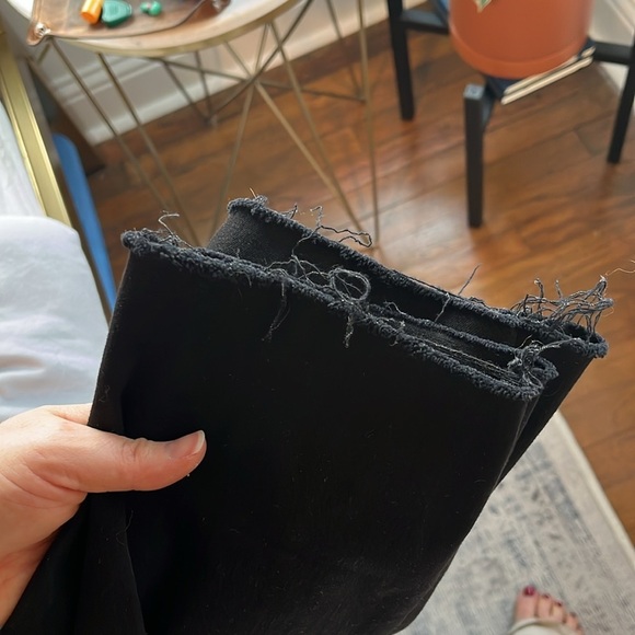 Frank & Eileen Wicklow Italian cropped chino pants | Black | Size 4 - Picture 5 of 9